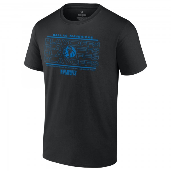 Футболка Dallas Mavericks Fanatics 2024 NBA Playoffs Fast Break Opportunity - Black