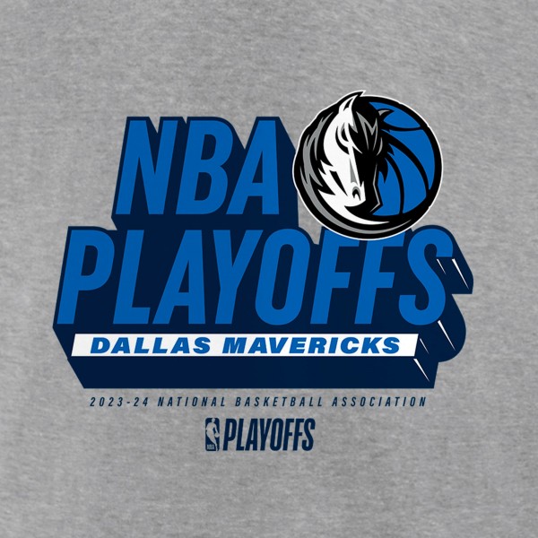 Футболка Dallas Mavericks Fanatics 2024 NBA Playoffs Defensive Stance - Heather Gray