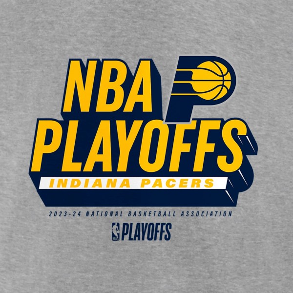Футболка Indiana Pacers 2024 NBA Playoffs Defensive Stance - Heather Gray