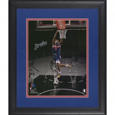 Tyrese Maxey Philadelphia 76ers Autographed Fanatics Authentic Framed 11 x 14 Dunk Spotlight Photograph