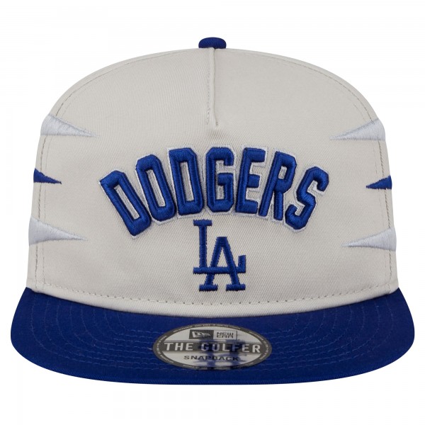 Los Angeles Dodgers New Era Cream Iron Golfer Snapback Hat