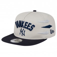 New York Yankees New Era Cream Iron Golfer Snapback Hat