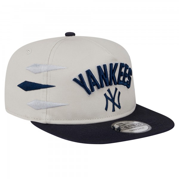 New York Yankees New Era Cream Iron Golfer Snapback Hat