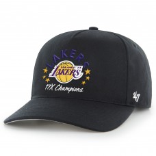 Бейсболка Los Angeles Lakers 47 Champs Global Star Hitch - Black