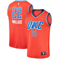 Игровая джерси Oklahoma City Thunder Cason Wallace Fanatics Orange Fast Break Replica Player - Statement Edition