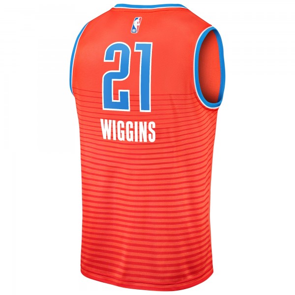 Игровая джерси Oklahoma City Thunder Aaron Wiggins Fanatics Orange Fast Break Replica Player - Statement Edition