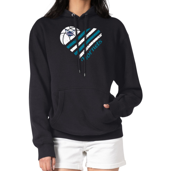 Женская толстовка Charlotte Hornets G-III 4Her by Carl Banks Black Heart