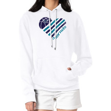 Женская толстовка Charlotte Hornets G-III 4Her by Carl Banks White Heart