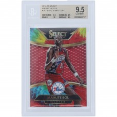Manute Bol Philadelphia 76ers 2014-15 Panini Select Tie Dye Prizm #243 #5/25 BGS Authenticated 9.5 Card - 9.5,9.5,10,9.5 Subgrades