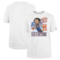Футболка Jalen Brunson New York Knicks New Era Caricature Player - White