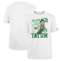 Футболка Jayson Tatum Boston Celtics New Era Caricature Player - White