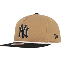 Бейсболка New York Yankees New Era Khaki/Black Golfer