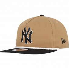 New York Yankees New Era Khaki/Black Golfer Snapback Hat