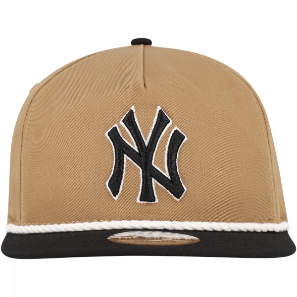 New York Yankees New Era Khaki/Black Golfer Snapback Hat