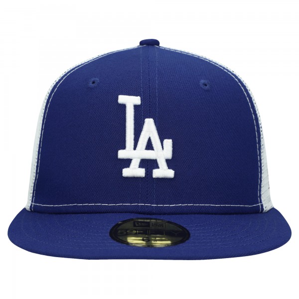 Бейсболка Los Angeles Dodgers New Era Royal Team Color 59FIFTY Trucker