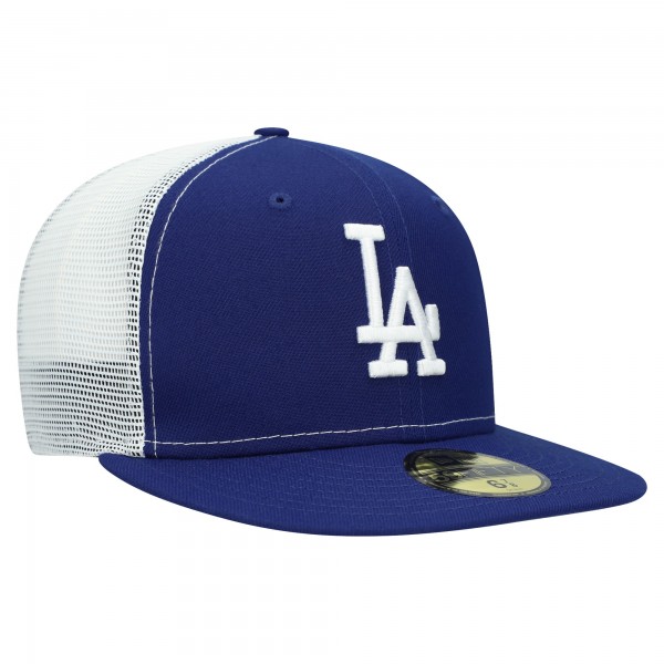 Бейсболка Los Angeles Dodgers New Era Royal Team Color 59FIFTY Trucker