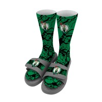 Носки и шлепки Boston Celtics ISlide Distressed