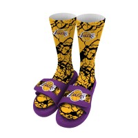 Носки и шлепки Los Angeles Lakers ISlide Distressed