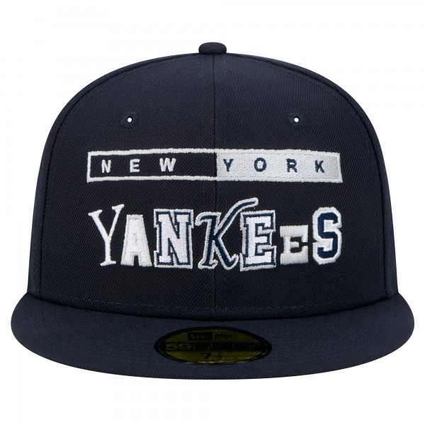 Бейсболка New York Yankees New Era Navy Ransom 59FIFTY