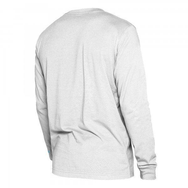 Футболка с длинным рукавом Miami Heat New Era White 2024/25 City Edition