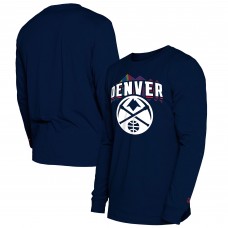 Футболка с длинным рукавом Denver Nuggets New Era 2024/25 City Edition - Navy