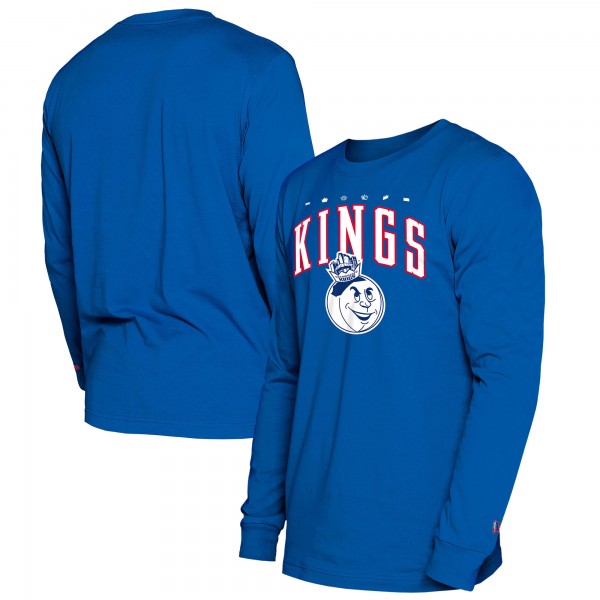 Футболка с длинным рукавом Sacramento Kings New Era 2024/25 City Edition - Blue