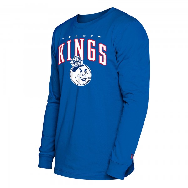 Футболка с длинным рукавом Sacramento Kings New Era 2024/25 City Edition - Blue