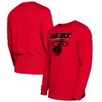 Футболка с длинным рукавом Miami Heat New Era 2024/25 City Edition - Red