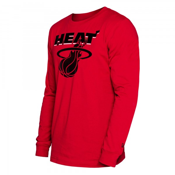 Футболка с длинным рукавом Miami Heat New Era 2024/25 City Edition - Red