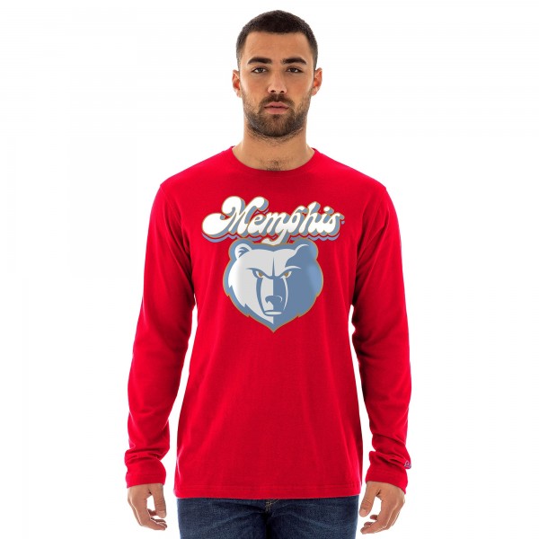 Футболка с длинным рукавом Memphis Grizzlies New Era 2024/25 City Edition - Red