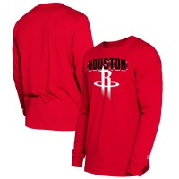 Футболка с длинным рукавом Houston Rockets New Era 2024/25 City Edition - Red
