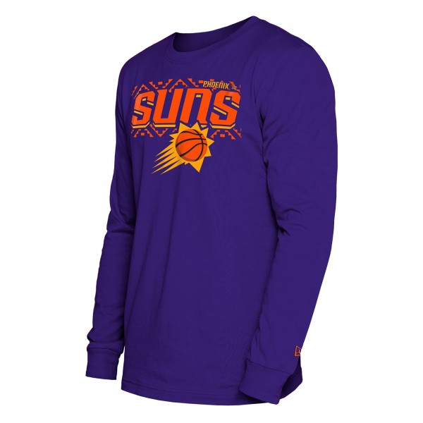 Футболка с длинным рукавом Phoenix Suns New Era 2024/25 City Edition - Purple