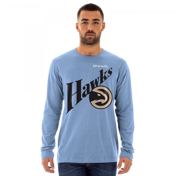Футболка с длинным рукавом Atlanta Hawks New Era 2024/25 City Edition - Light Blue