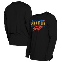 Футболка с длинным рукавом Oklahoma City Thunder New Era 2024/25 City Edition - Black