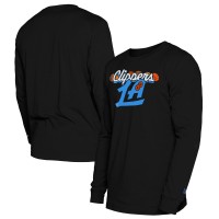 Футболка с длинным рукавом LA Clippers New Era 2024/25 City Edition - Black