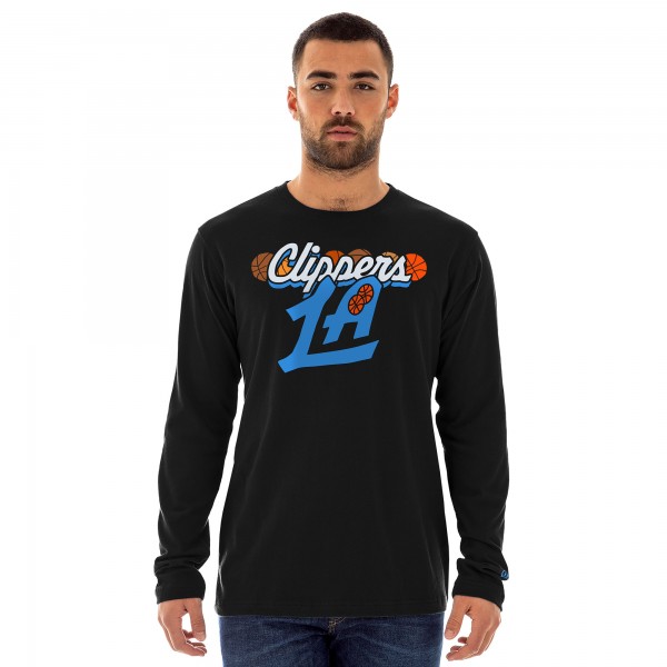 Футболка с длинным рукавом LA Clippers New Era 2024/25 City Edition - Black