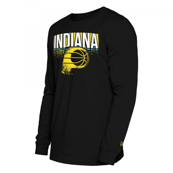 Футболка с длинным рукавом Indiana Pacers New Era 2024/25 City Edition - Black
