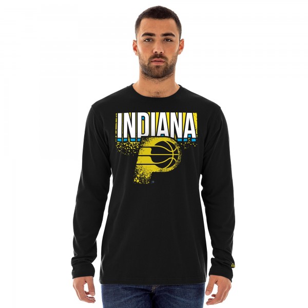 Футболка с длинным рукавом Indiana Pacers New Era 2024/25 City Edition - Black