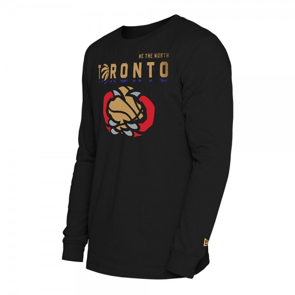 Футболка с длинным рукавом Toronto Raptors New Era 2024/25 City Edition - Black