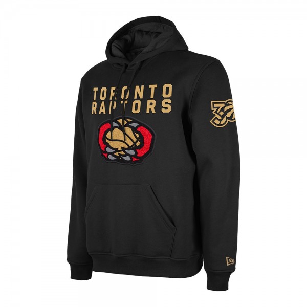 Толстовка Toronto Raptors New Era 2024/25 City Edition Chenille Heavyweight - Black