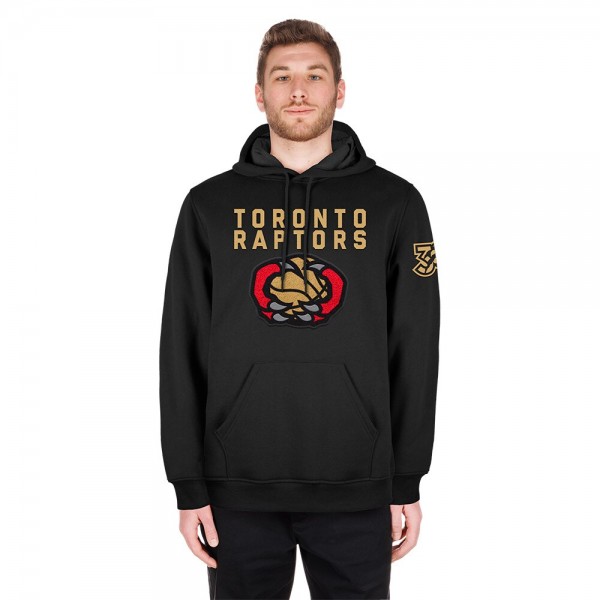 Толстовка Toronto Raptors New Era 2024/25 City Edition Chenille Heavyweight - Black