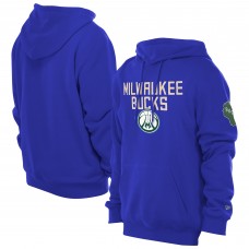 Толстовка Milwaukee Bucks New Era 2024/25 City Edition Chenille Heavyweight - Royal
