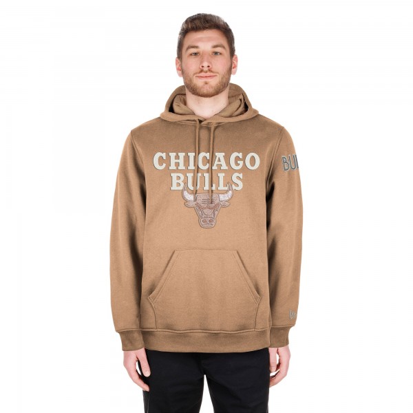 Толстовка Chicago Bulls New Era 2024/25 City Edition Chenille Heavyweight - Tan