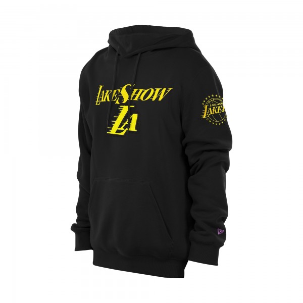 Толстовка Los Angeles Lakers New Era 2024/25 City Edition Chenille Heavyweight - Black