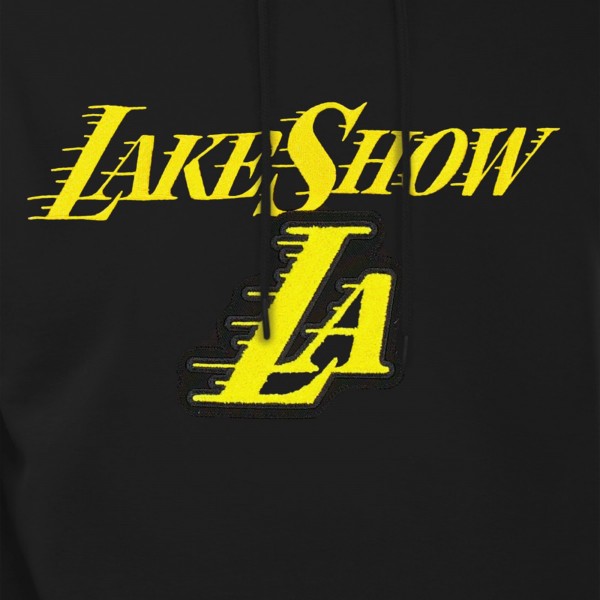 Толстовка Los Angeles Lakers New Era 2024/25 City Edition Chenille Heavyweight - Black