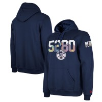 Толстовка Denver Nuggets New Era 2024/25 City Edition Chenille Heavyweight - Navy