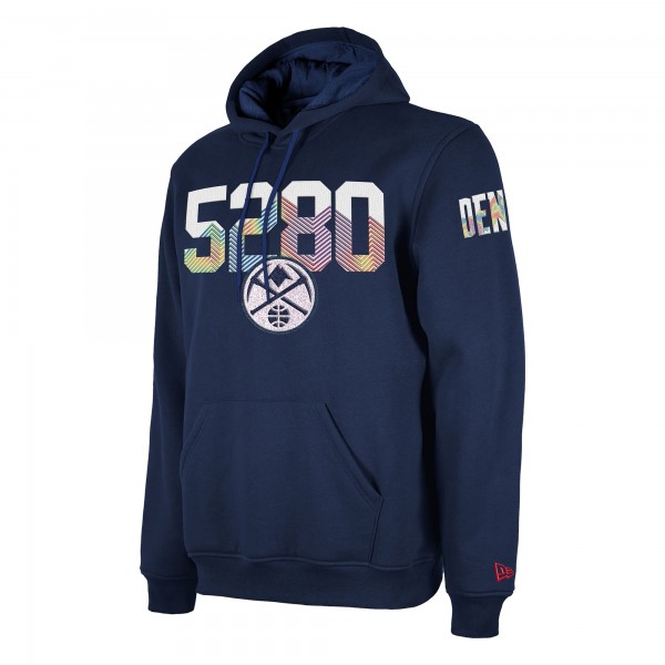 Толстовка Denver Nuggets New Era 2024/25 City Edition Chenille Heavyweight - Navy