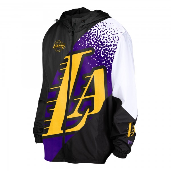 Ветровка на молнии Los Angeles Lakers New Era 2024/25 City Edition - Black
