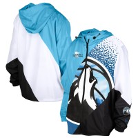 Ветровка на молнии Minnesota Timberwolves New Era 2024/25 City Edition - Blue