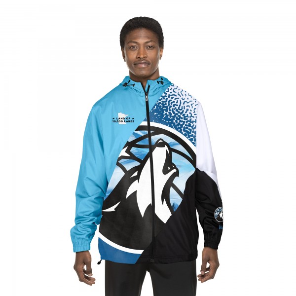 Ветровка на молнии Minnesota Timberwolves New Era 2024/25 City Edition - Blue